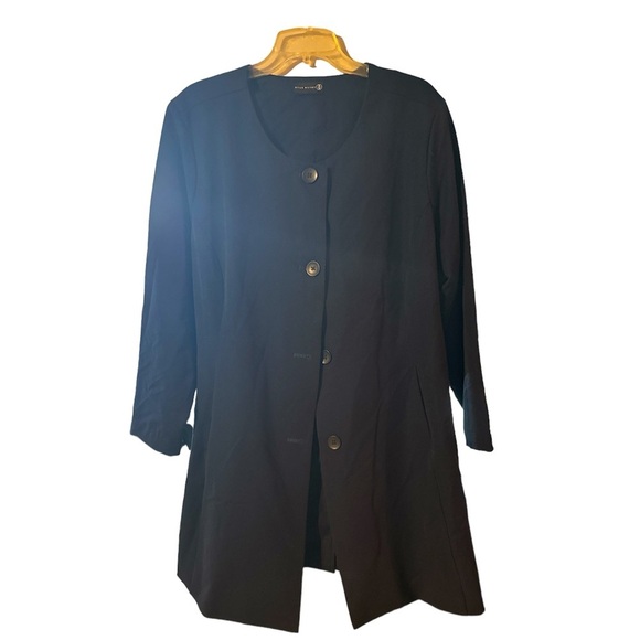 27. Navy Ryan Wythe Car Jacket size 2x (Dia brand) EUC - Picture 1 of 5